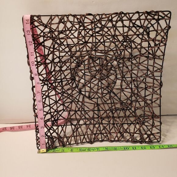 Metal Artsy Basket  - Picture 8 of 9